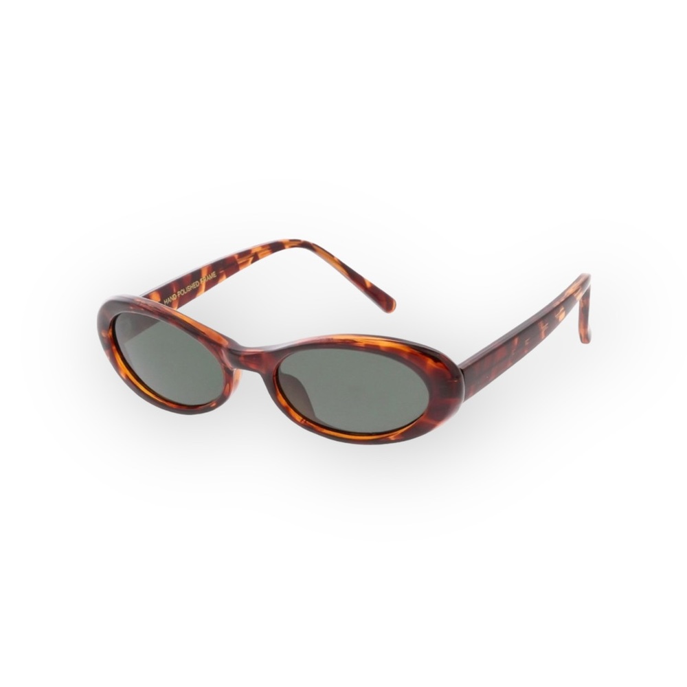 new ☀︎︎ Retro Oversized 90's Oval Sunglasses Sunnies ☀︎ Tortoise + Smoke Lenses - Picture 3 of 15